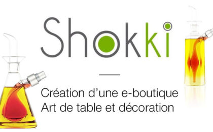 Shokki – E-commerce sur l&rsquo;art de table et de la décoration